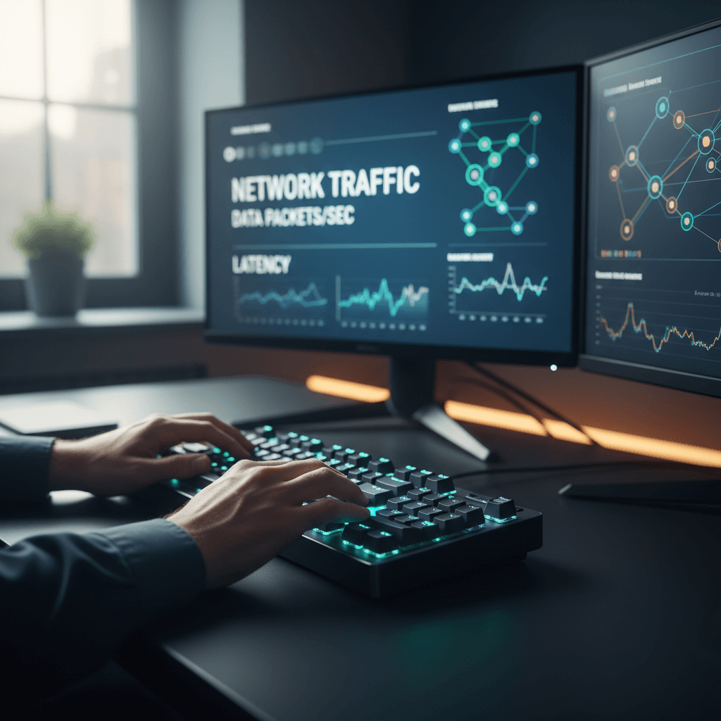 Network security monitoring dashboard